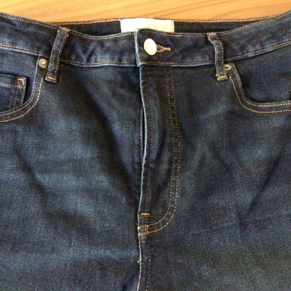 Everlane dark indigo skinny jeans